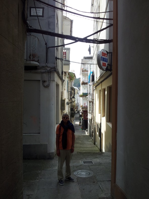 straatje in het oude centrum van Viveiro