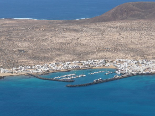 Isla Graciosa zoals we het zagen vanaf Lanzarote
