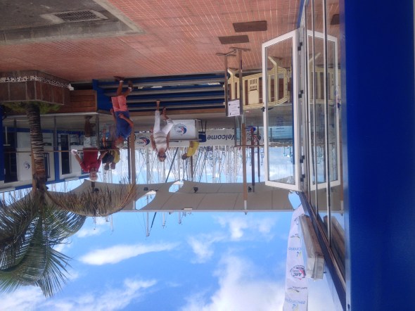 inchecken bij de ARC office