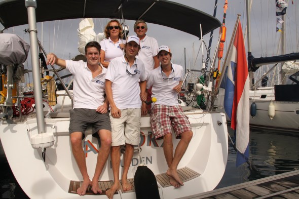 de crew is er klaar voor