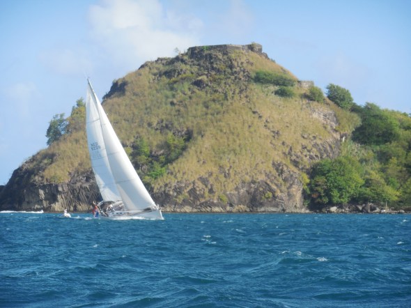 op weg naar de finish