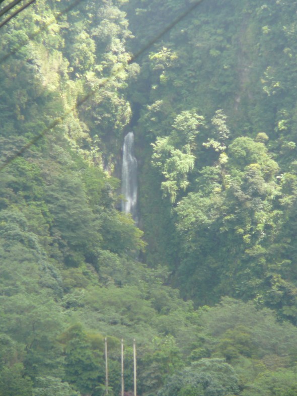 Trafalgar falls in het binnenland