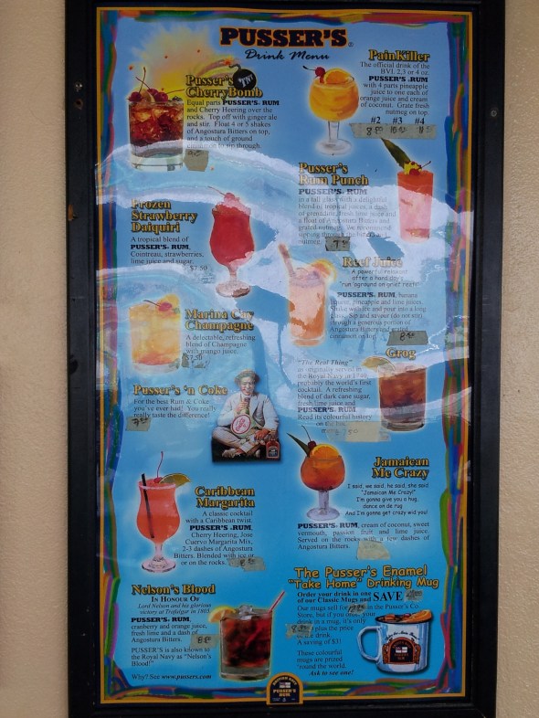 pussers cocktail selectie