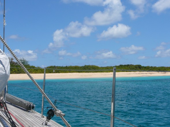 ile tintamarre vanaf de boot