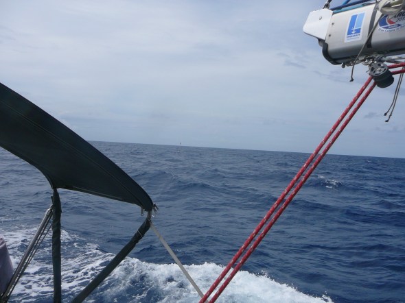 zoek de vissersboei (inzoomen helpt)