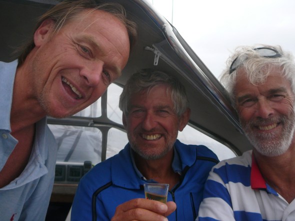 we vieren dat we 3 dagen achter elkaar > 180 mijl hebben gevaren