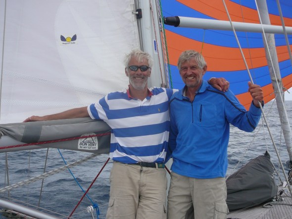 weinig wind, dus even een fotomoment