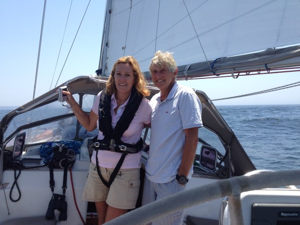 de schipper komt toch even Cabo Sao Vincente bekijken