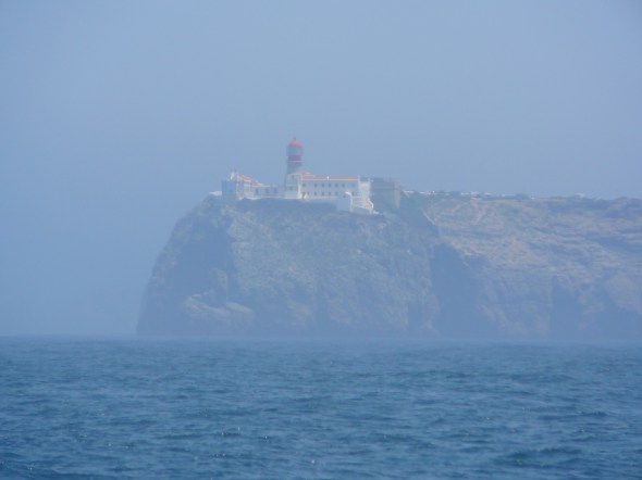 Belangrijk waypoint: Cabo Sao Vincente, de meest zuidwestelijke punt van het Europese vasteland