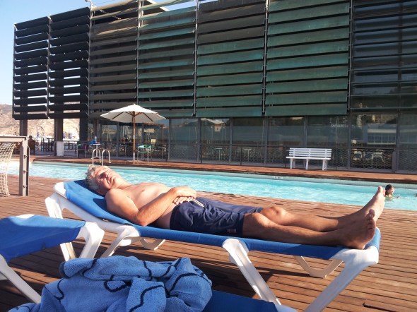 het volgende zwembad, in Cartagena