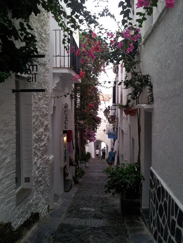 smalle straatjes met oude huizen