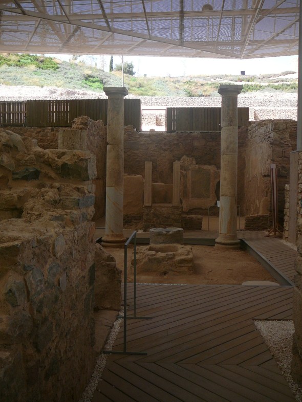 In de opgravingen van de Romeinse baden en banketzalen