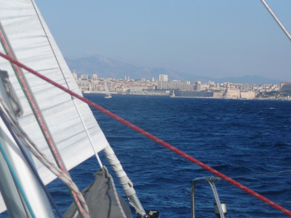 Marseilles in zicht