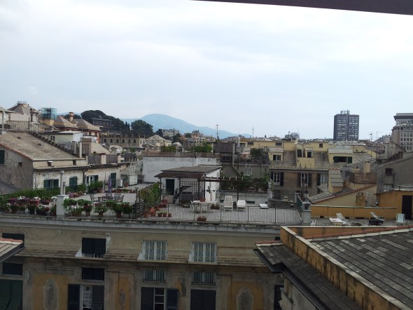 uitzicht vanaf het dak van Palazzo de Spinola