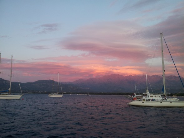 avondrood: toch morgen geen water in de sloot