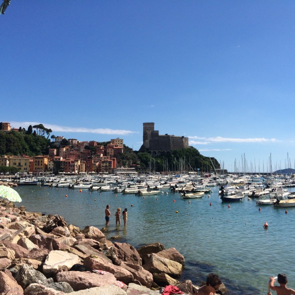zicht op Lerici