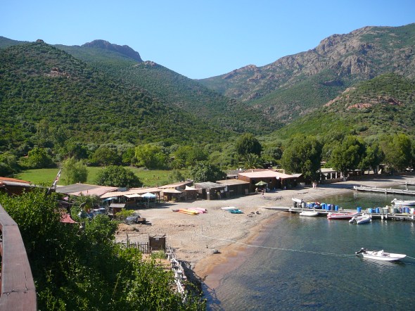 zicht op de Port Girolata