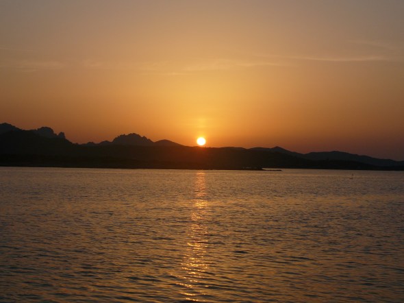 Sundown in de Golfo di Marinella