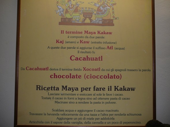 daar komt het woord "chocolade" dus vandaan