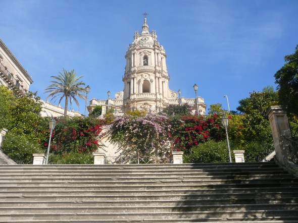 1 van de kathedralen van Modica