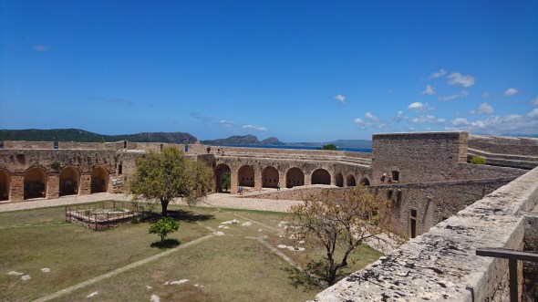 in het Gymnasion, later in gebruik als gevangenis,