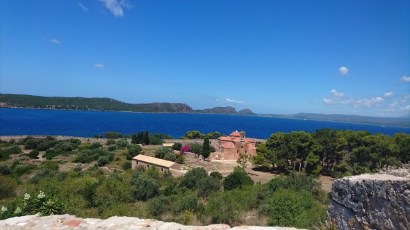 uitzicht vanaf de vesting