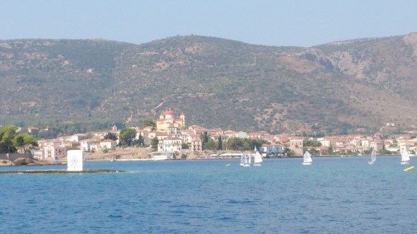 aankomst in Galaxidi