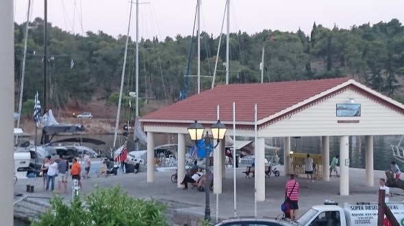 vertrek uit Galaxidi