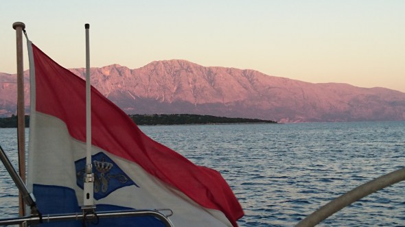 zonsondergang vanuit de kuip