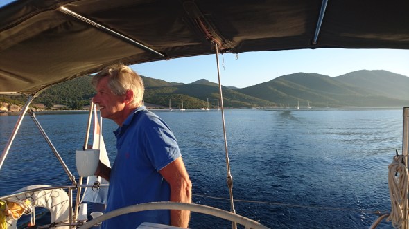 vertrek van onze ankerbaai om 07:30