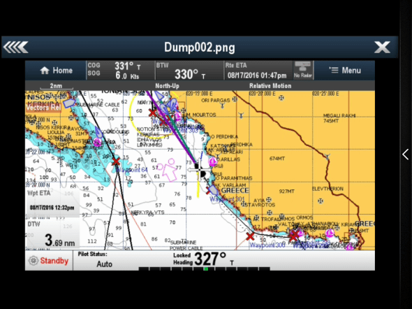 screenshot van de plotter