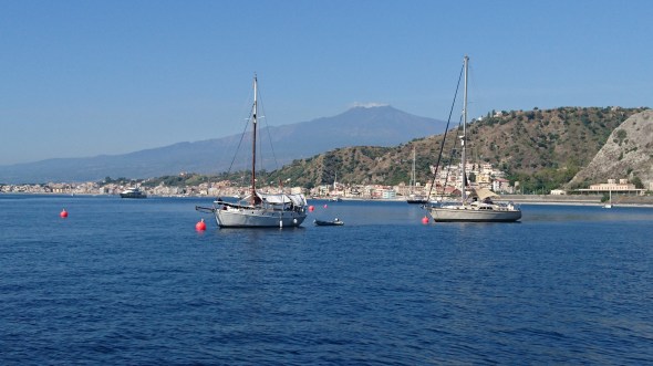 aan de mooring bij George